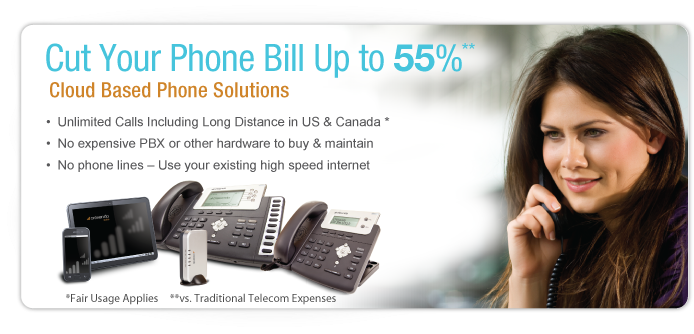 Cut Your Phone Bill Up to 55 Percent